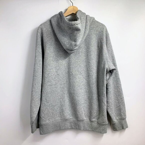 Muji Men's Heather Cotton Stretch Long‎ Sleeve Pullover Hoodie Sweatshirt Size M - Picture 2 of 12